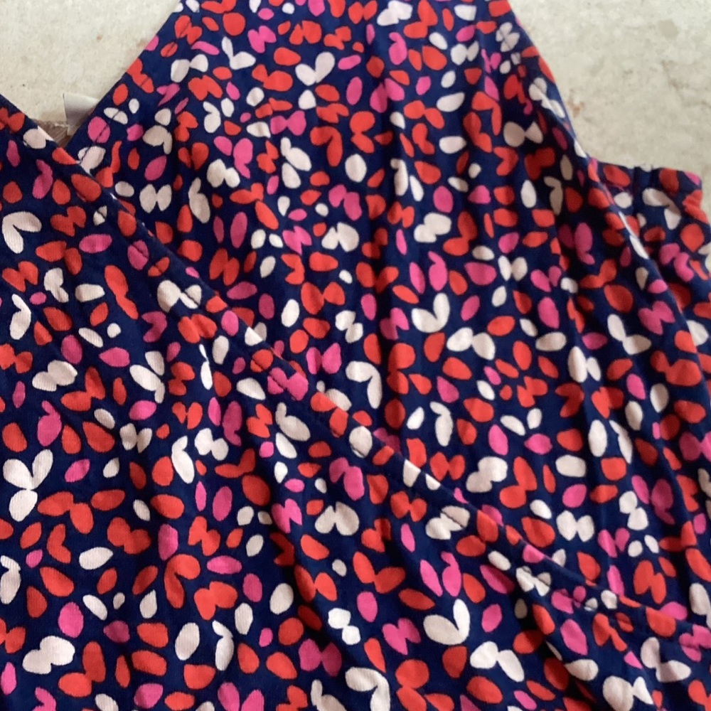 Boden red-white-blue faux-wrap tanktop, 10 - Picture 3 of 5